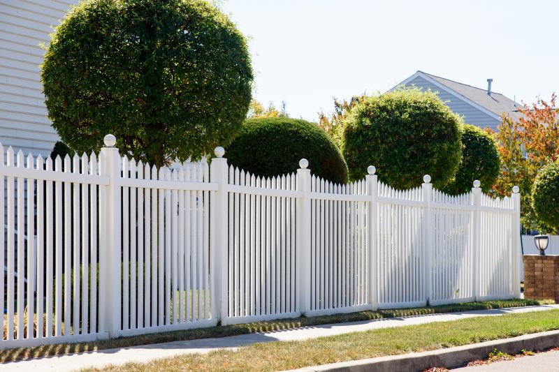 Vinyl Fence with Decorative Elements