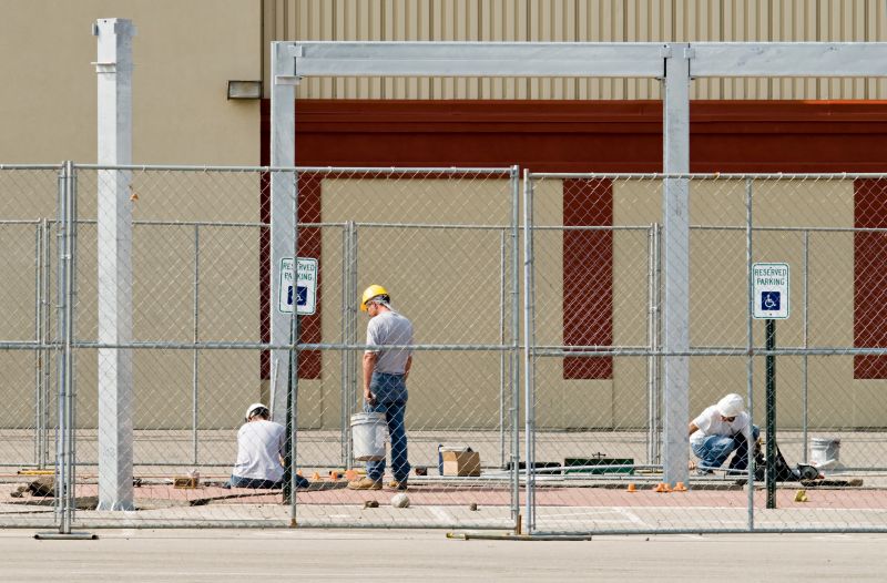 Industrial Fence Repair detail